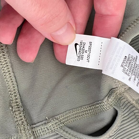 Nike Indy Strappy Women's Light-Support Ribbed Longline Sports Bra M - Picture 7 of 7